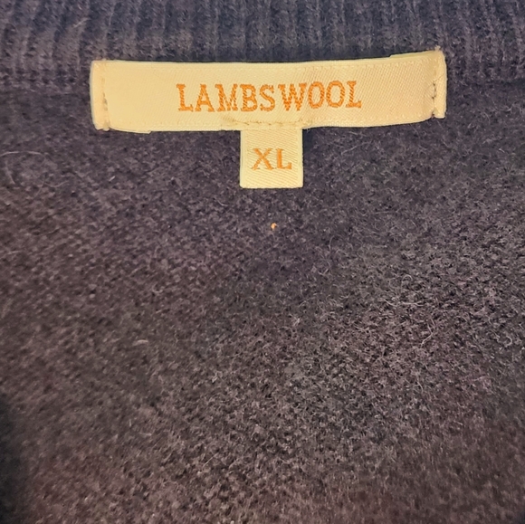 2 Uniqlo Lambswool v-neck sweaters - Picture 6 of 16